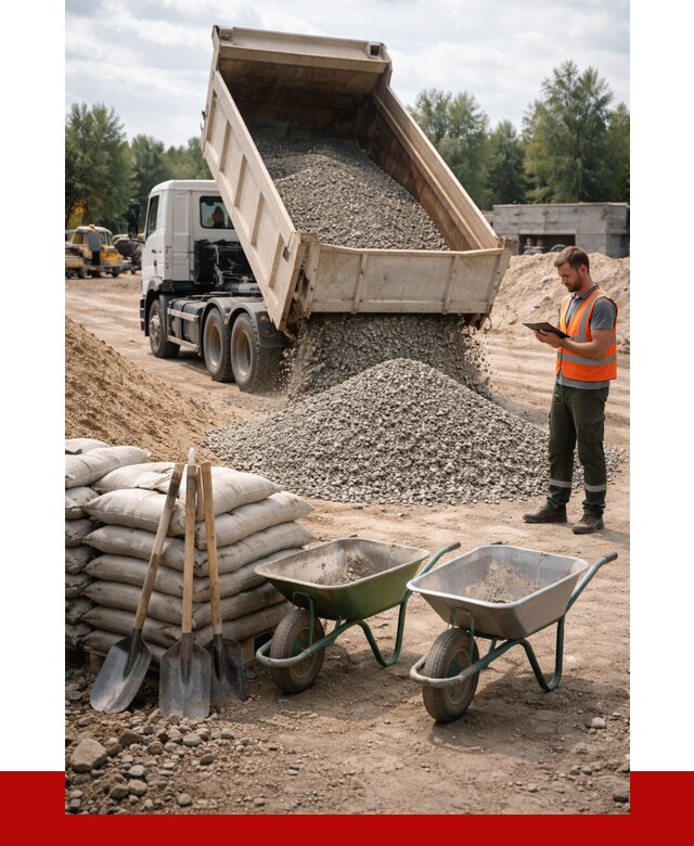 Доставка нерудных материалов в Тюмени от 1225 руб. | ПРОНЕРУДТюм