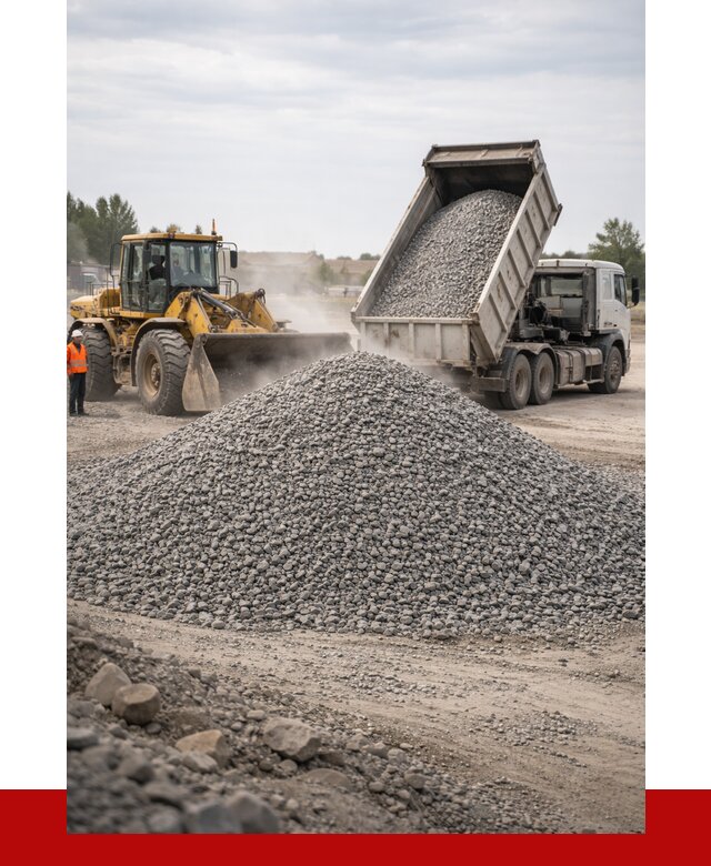 Купить щебень с доставкой в Тюмени от 2552 руб. | ПРОНЕРУДТюм