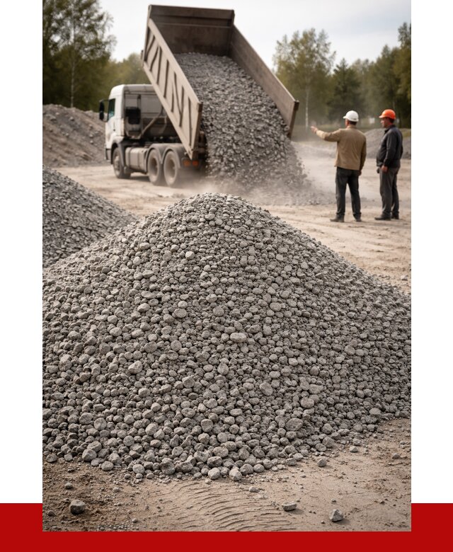 Гранитный щебень фракция 0-5 в Тюмени от 2960 руб ПРОНЕРУДТюм