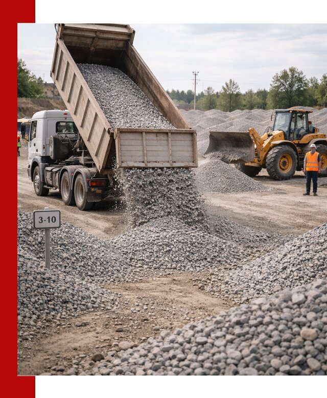 Гранитный щебень фракции 3–10: доставка и продажа в Тюмени