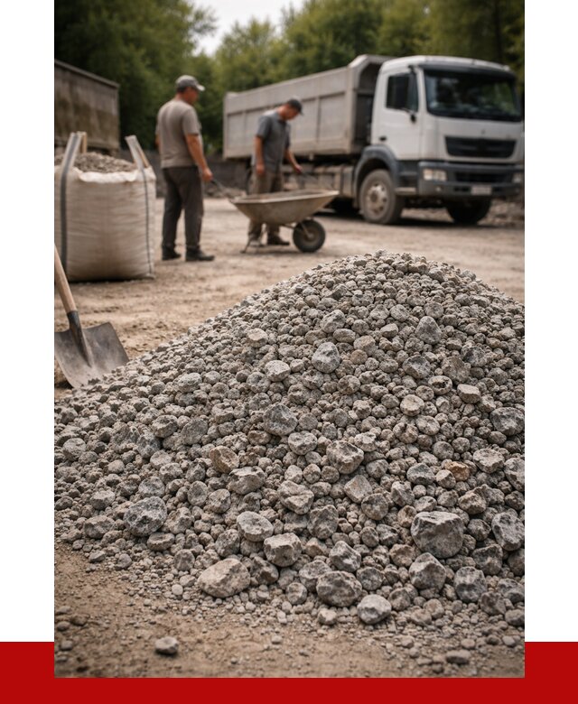 Гранитный щебень фракция 20-40 в Тюмени от 3266 руб. ПРОНЕРУДТюм