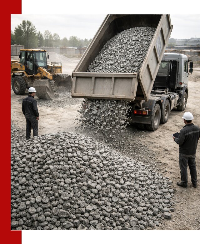 Доставка гранитного щебня фракции 20-40 в Тюмени