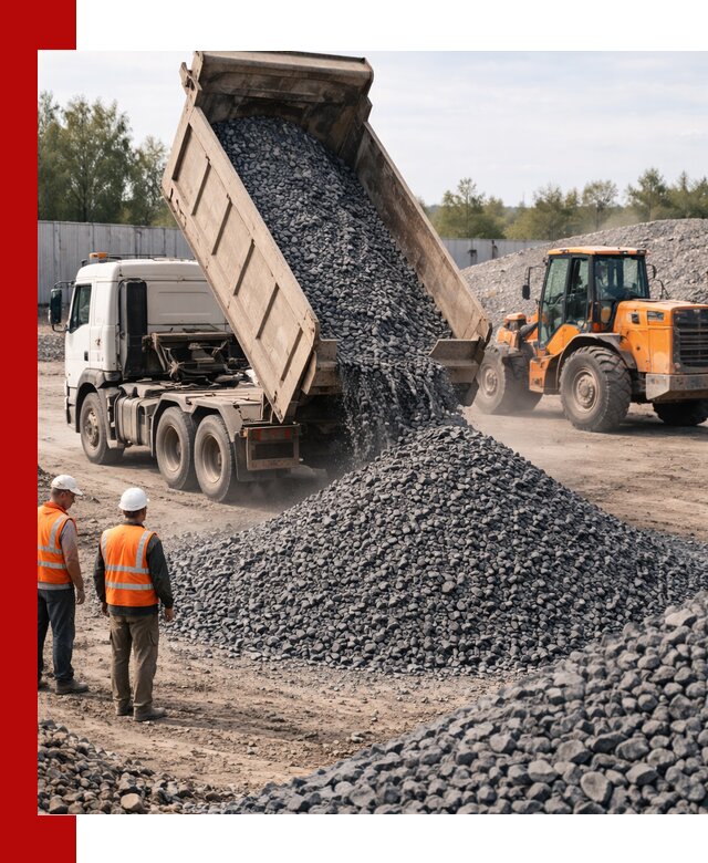 Доставка и продажа щебня габбро-диабаза в Тюмени