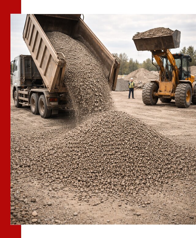 Гравийный щебень фракция 3–10 с доставкой в Тюмени