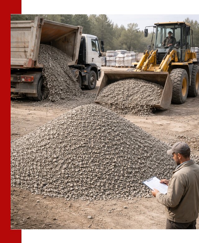 Гравийный щебень фракция 5–10 с доставкой в Тюмени