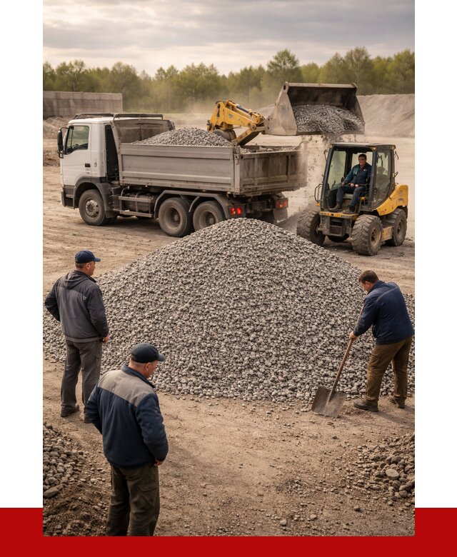 Гравийный щебень фракция 5-20 в Тюмени от 2450 р. ПРОНЕРУДТюм