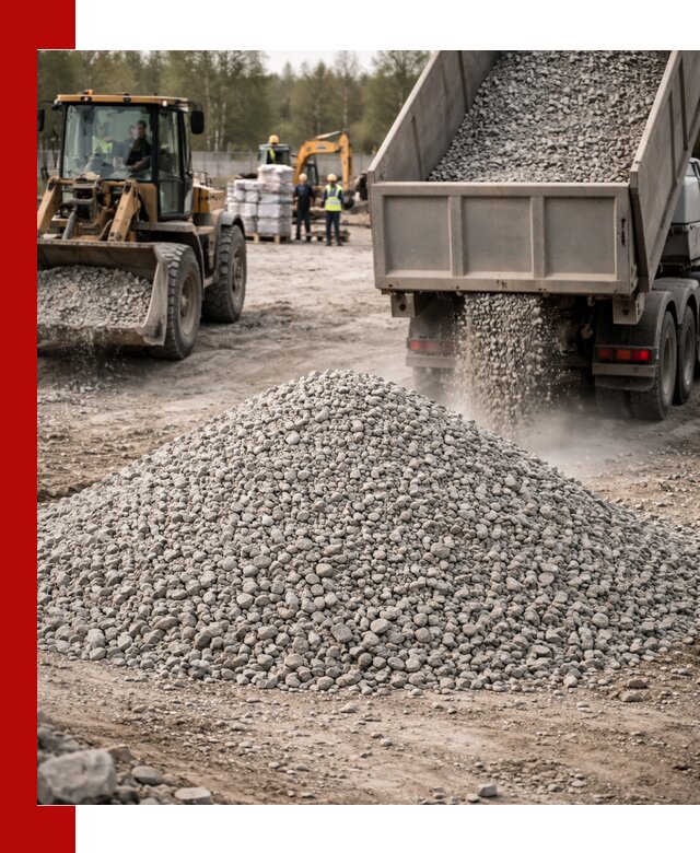 Вторичный щебень фракции 5-20 в Тюмени — доставка и продажа крупнотоннажно