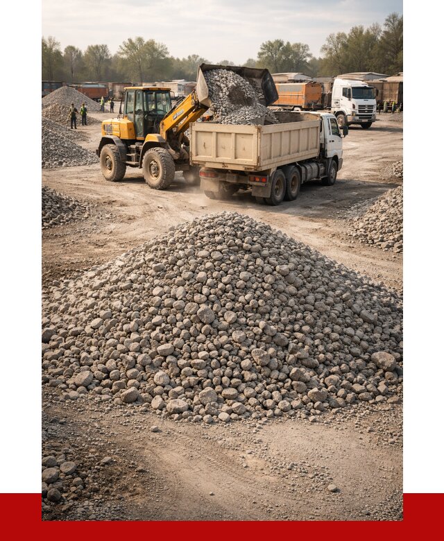 Вторичный щебень фракция 40-70 в Тюмени от 1776 р, ПРОНЕРУДТюм