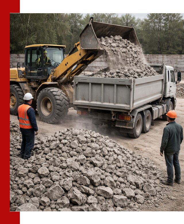 Вторичный щебень фракция 70–150 в Тюмени с доставкой