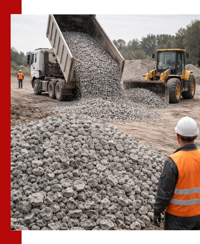 Доставка бетонного щебня фракции 20-40 в Тюмени