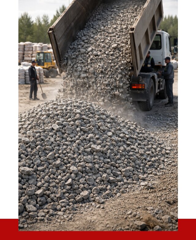 Бетонный щебень фракция 40-70 в Тюмени от 1837 р. ПРОНЕРУДТюм