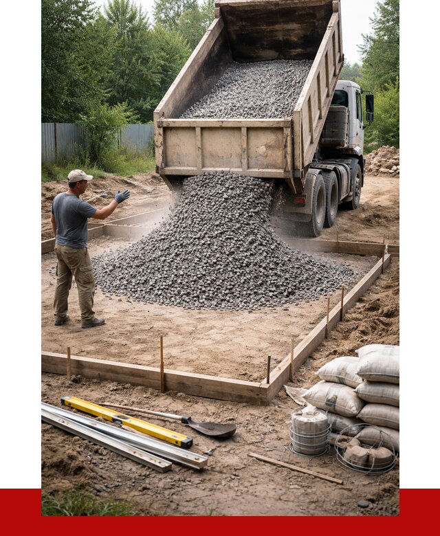 Купить щебень для фундамента в Тюмени от 4593 р. | ПРОНЕРУДТюм