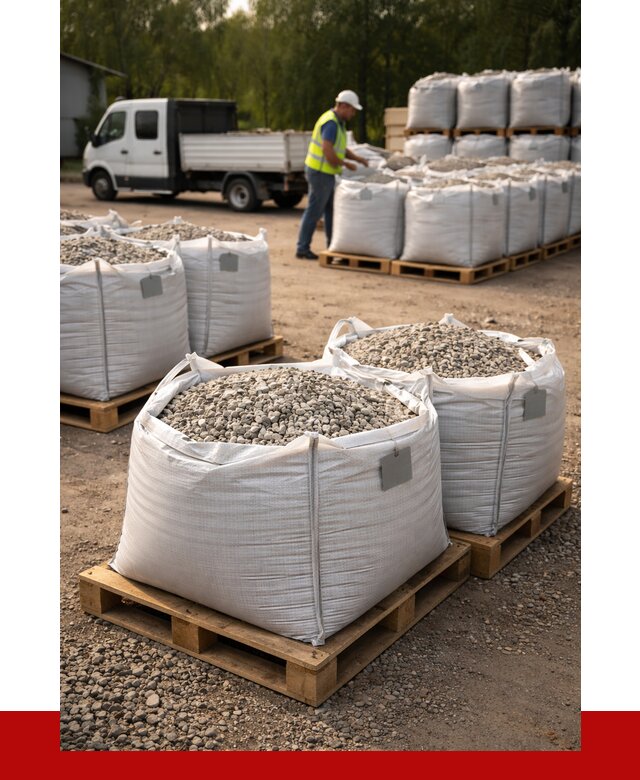 Щебень в мешках с доставкой в Тюмени от 4287 р. | ПРОНЕРУДТюм