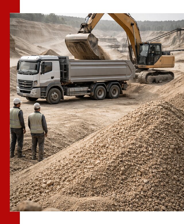 Карьерный крупнозернистый песок с доставкой в Тюмени