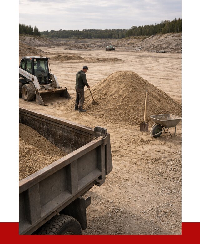 Карьерный песок среднезернистый в Тюмени, от 2246 р. ПРОНЕРУДТюм