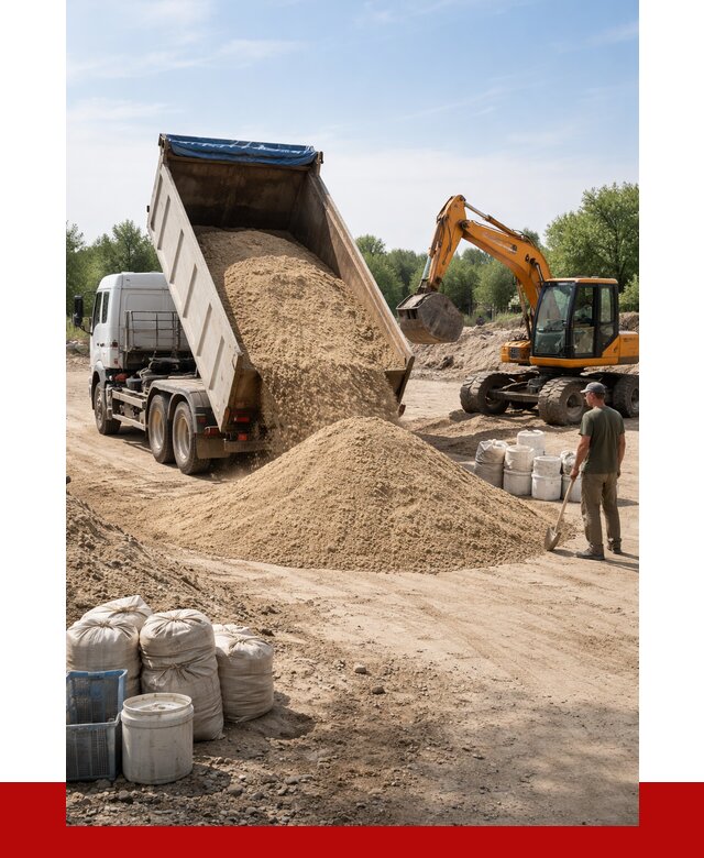 Купить речной песок в Тюмени от 1225 р. за куб | ПРОНЕРУДТюм