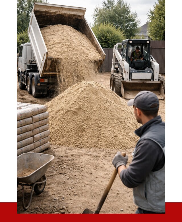 Мытый речной песок с доставкой в Тюмени от 1480 р. | ПРОНЕРУДТюм