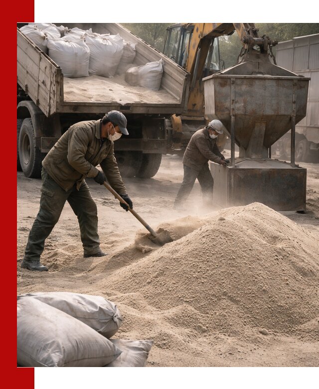 Кварцевый песок для пескоструя в Тюмени — доставка и качество