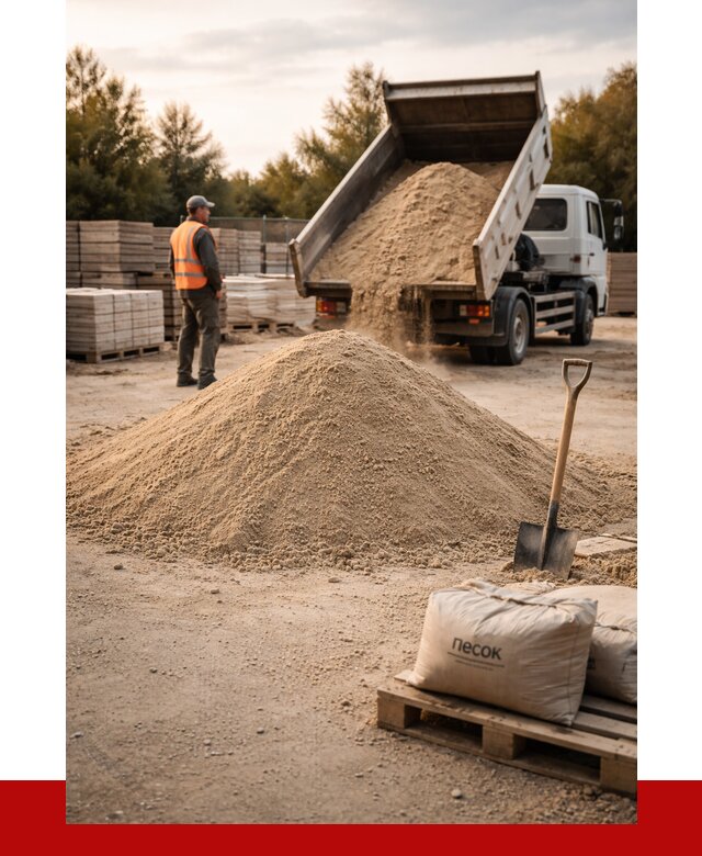 Купить сухой песок в Тюмени с доставкой от 2450 р. | ПРОНЕРУДТюм