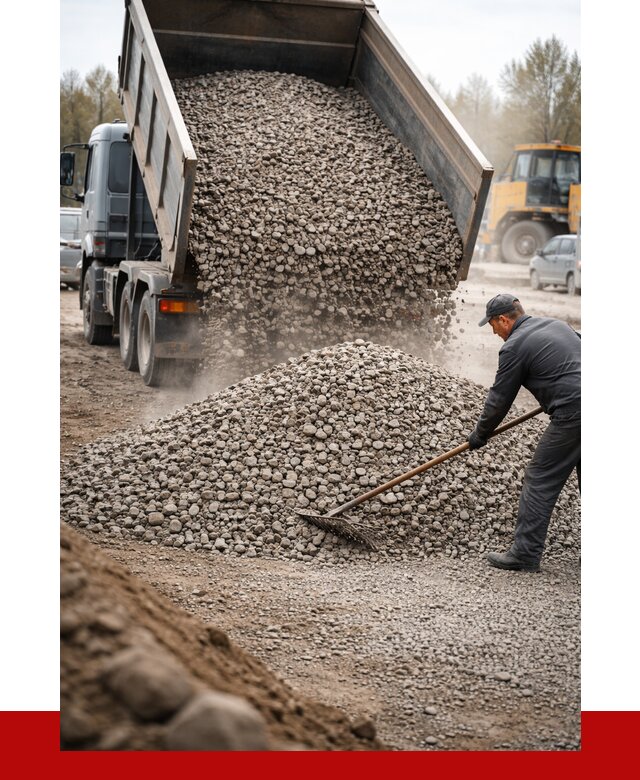 Гравий фракция 20-40 в Тюмени от 2552 р. доставка | ПРОНЕРУДТюм