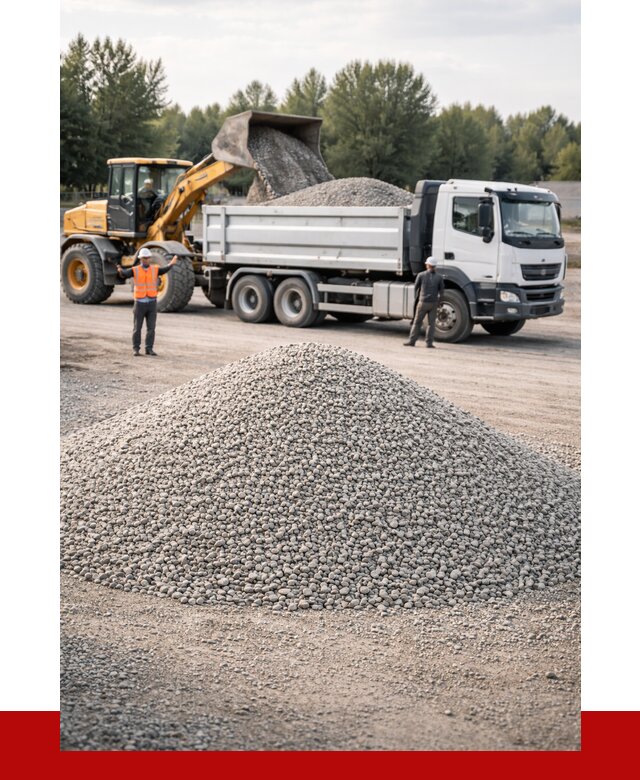 Купить мытый гравий в Тюмени от 3572 р, доставка ПРОНЕРУДТюм