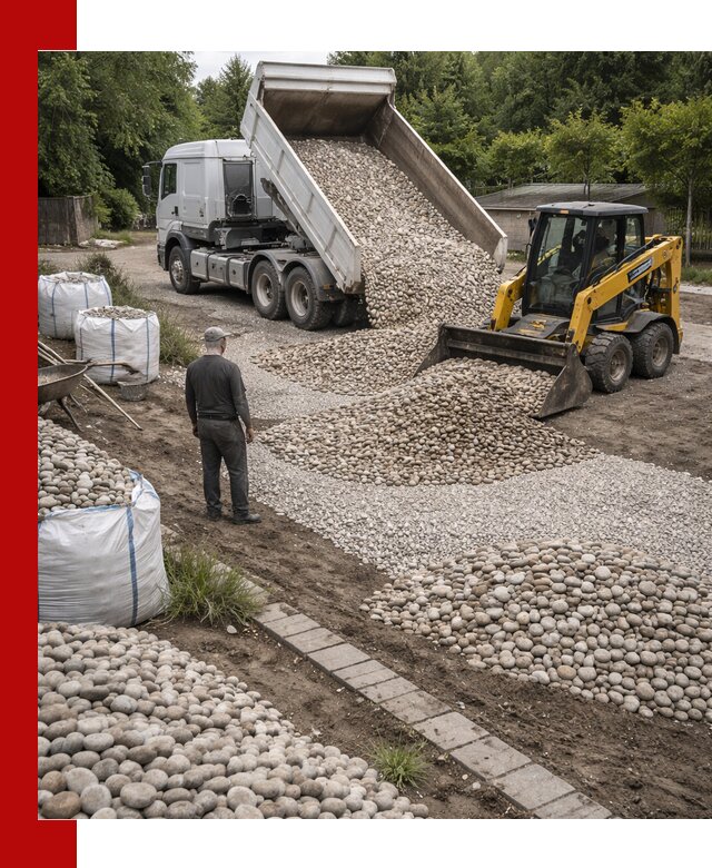 Доставка морской гальки оптом и в розницу в Тюмени