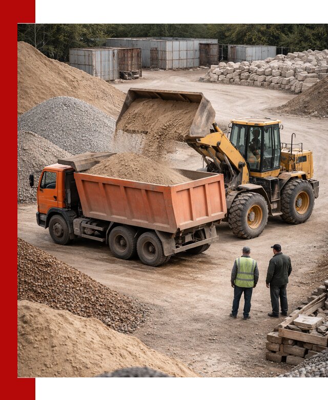 Доставка сыпучих смесей и смесей для стройки в Тюмени