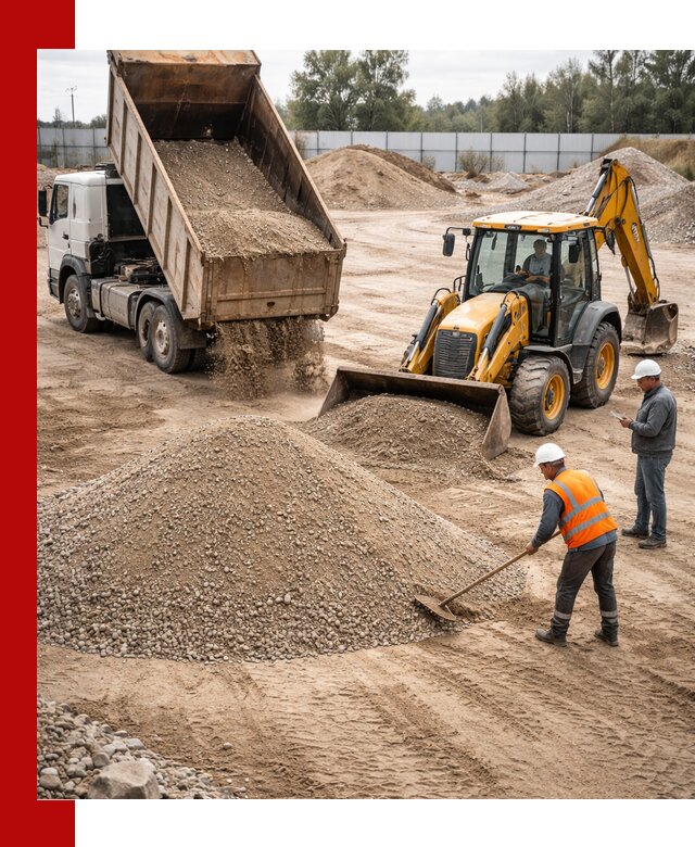 Поставка и доставка ПГС С4 в мешках и самосвалах в Тюмени