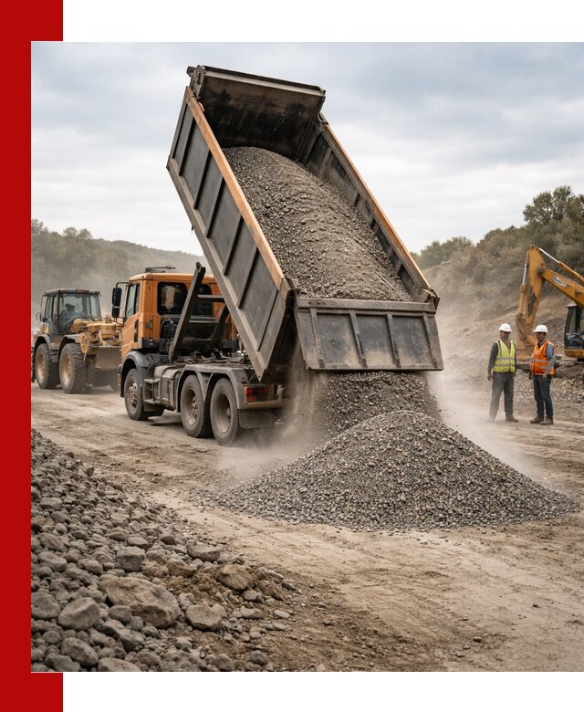 Щебёночно-песчаная смесь ЩПС С1 с доставкой в Тюмени