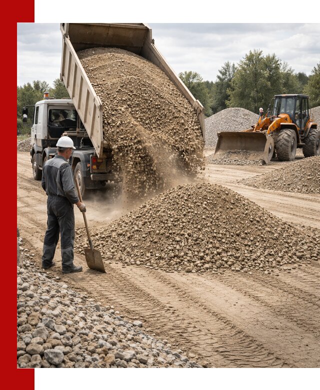 Доставка щпс С3 в Тюмени самосвалами и бортовыми грузовиками