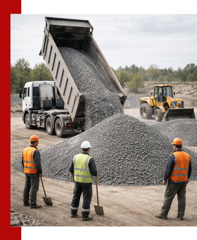 Доставка и продажа гранитной крошки в Тюмени