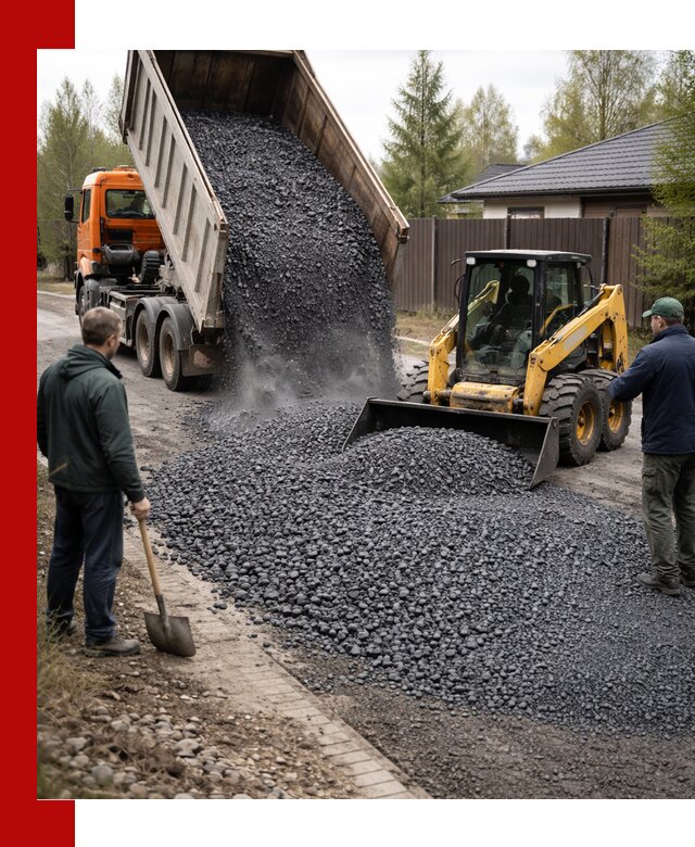 Крошка габбро с доставкой в Тюмени для строительных работ