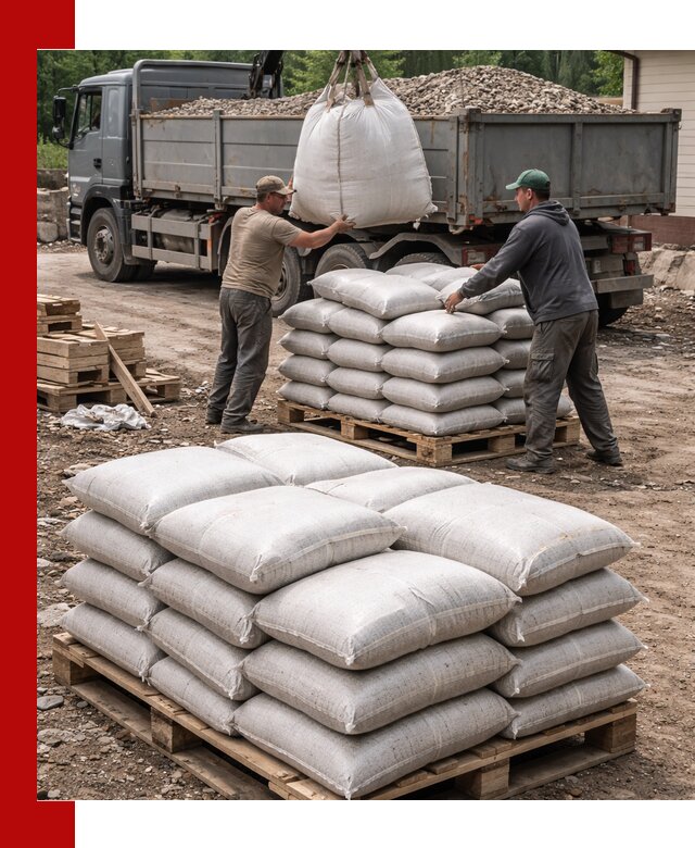 Керамзит в мешках с доставкой в Тюмени от компании-поставщика