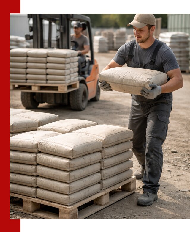 Доставка цемента в мешках оптом и в розницу в Тюмени