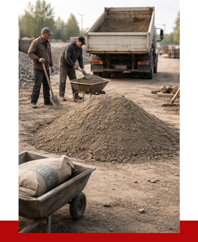 Цементно-песчаная смесь М150 в Тюмени от 4797 р. | ПРОНЕРУДТюм