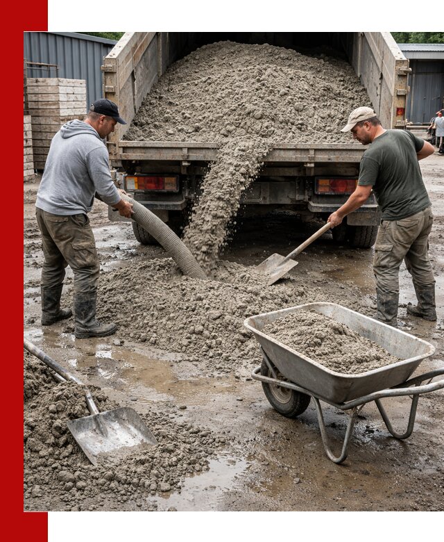 Цементно-песчаная смесь М150 доставка в Тюмени