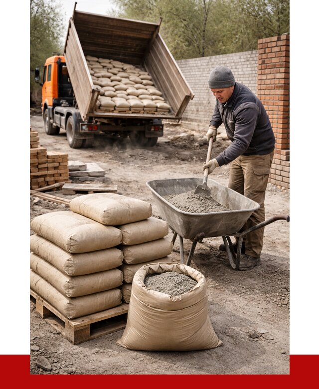 Купить сухую смесь для кладки в Тюмени от 1225 р. | ПРОНЕРУДТюм