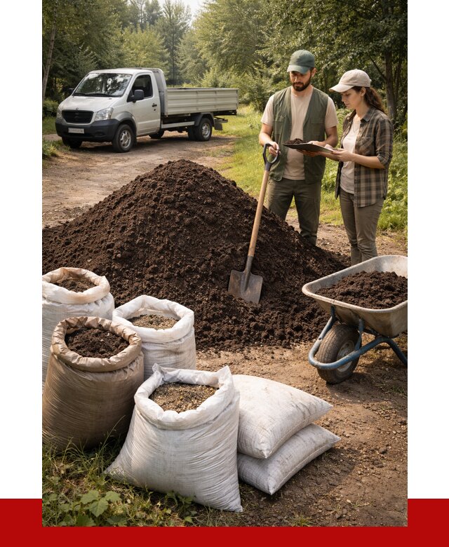 Купить грунт с доставкой в Тюмени от 4593 р. за м3 | ПРОНЕРУДТюм