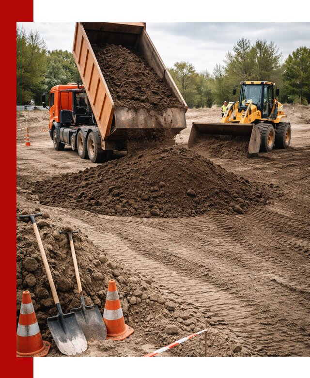 Поставка и доставка планировочного грунта в Тюмени