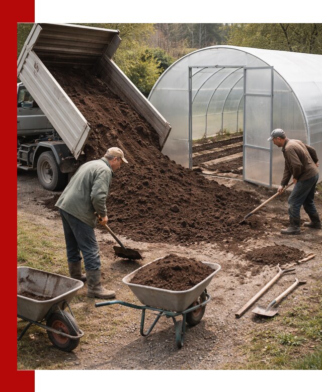 Грунт для теплицы с доставкой в Тюмени — плодородный субстрат под растения