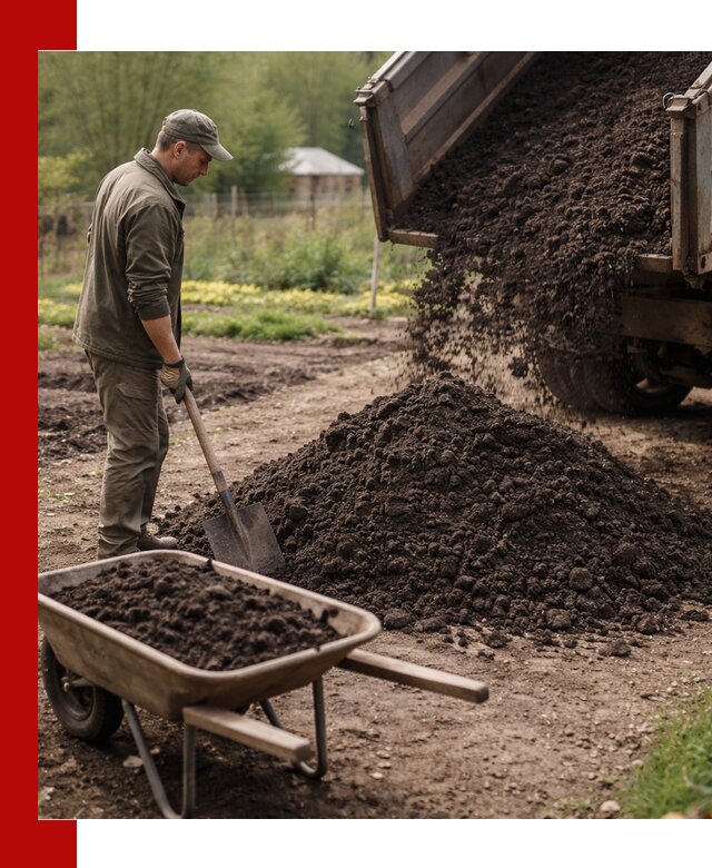 Доставка качественной земли для огорода в Тюмени