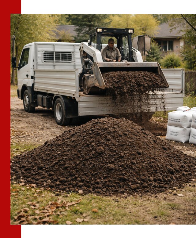 Доставка садовой земли в больших объёмах в Тюмени