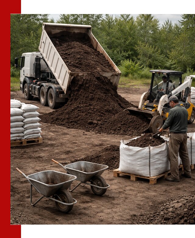 Доставка и продажа торфогрунта в Тюмени оптом и в розницу