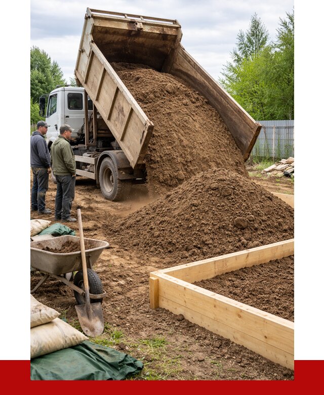 Торфо песчаная смесь в Тюмени с доставкой от 1888 р. | ПРОНЕРУДТюм