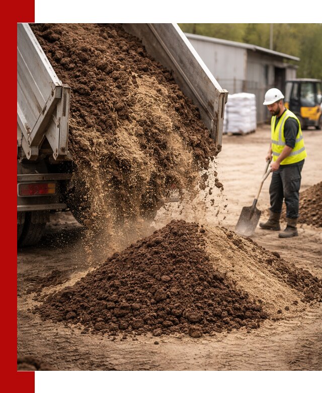 Доставка торфо-песчаной смеси в Тюмени для строительства и озеленения