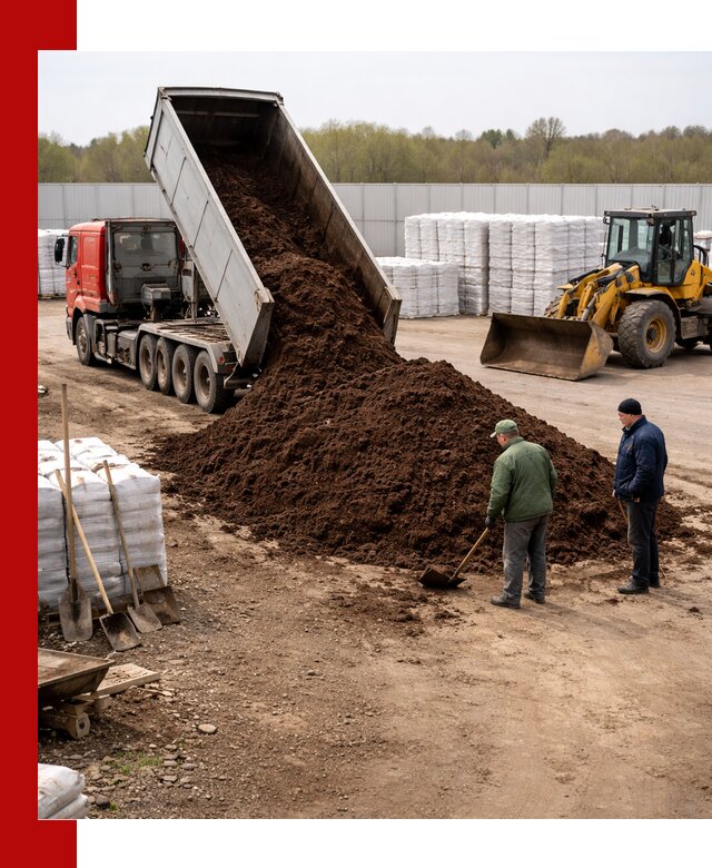 Доставка торфяных смесей оптом и в розницу в Тюмени