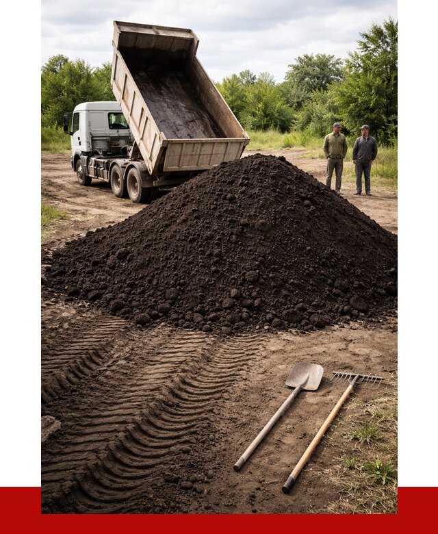 Купить чернозем навалом в Тюмени от 1225 р. за куб | ПРОНЕРУДТюм