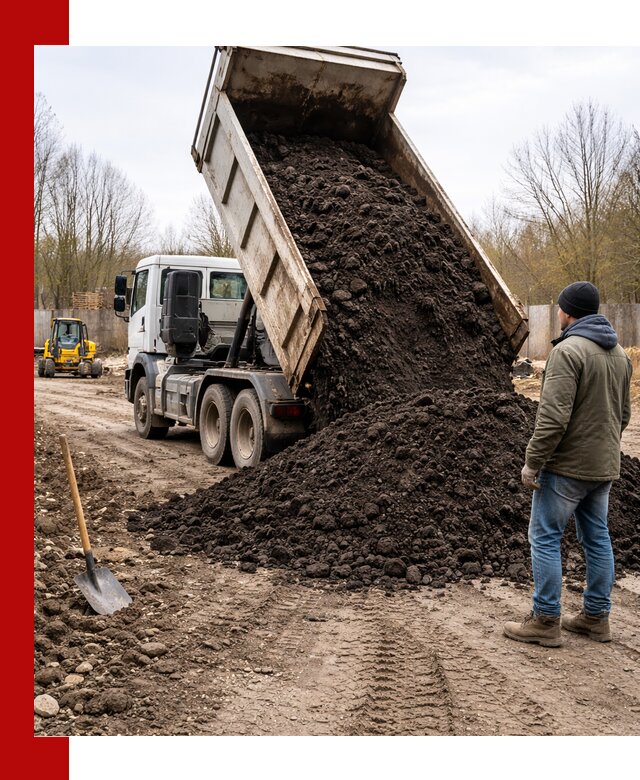 Доставка чернозема навалом в Тюмени быстро и выгодно