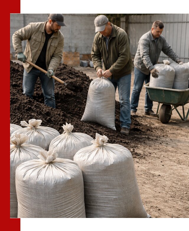 Купить чернозем в мешках с доставкой в Тюмени