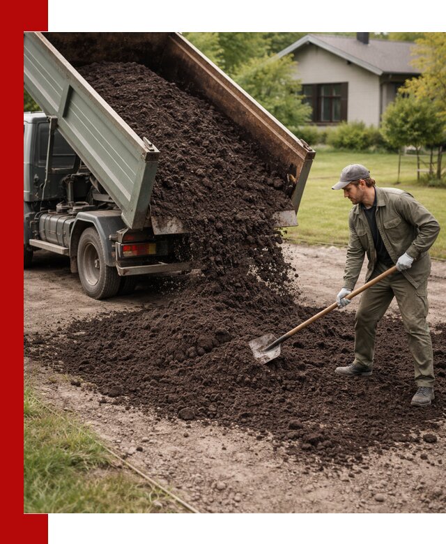 Чернозем для газона с доставкой в Тюмени быстро и качественно